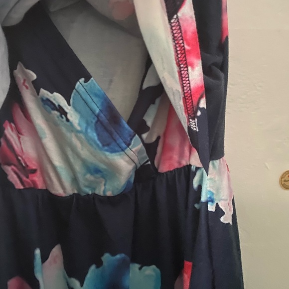 Amazon 🤱🏽 Women's Breastfeeding Slit High Low Wrap Nursing Dress - Picture 4 of 5